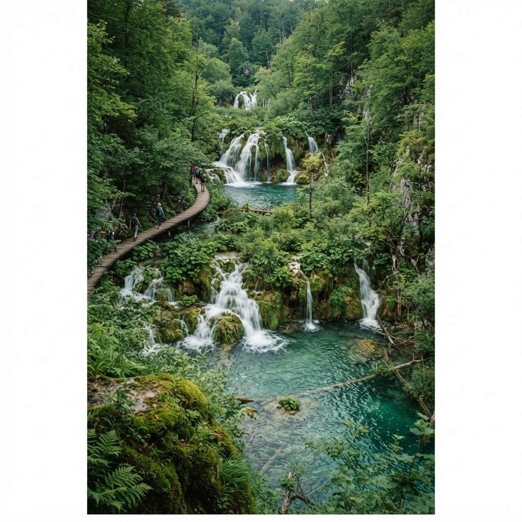 Plitvice Lakes — Blue-Green Steps