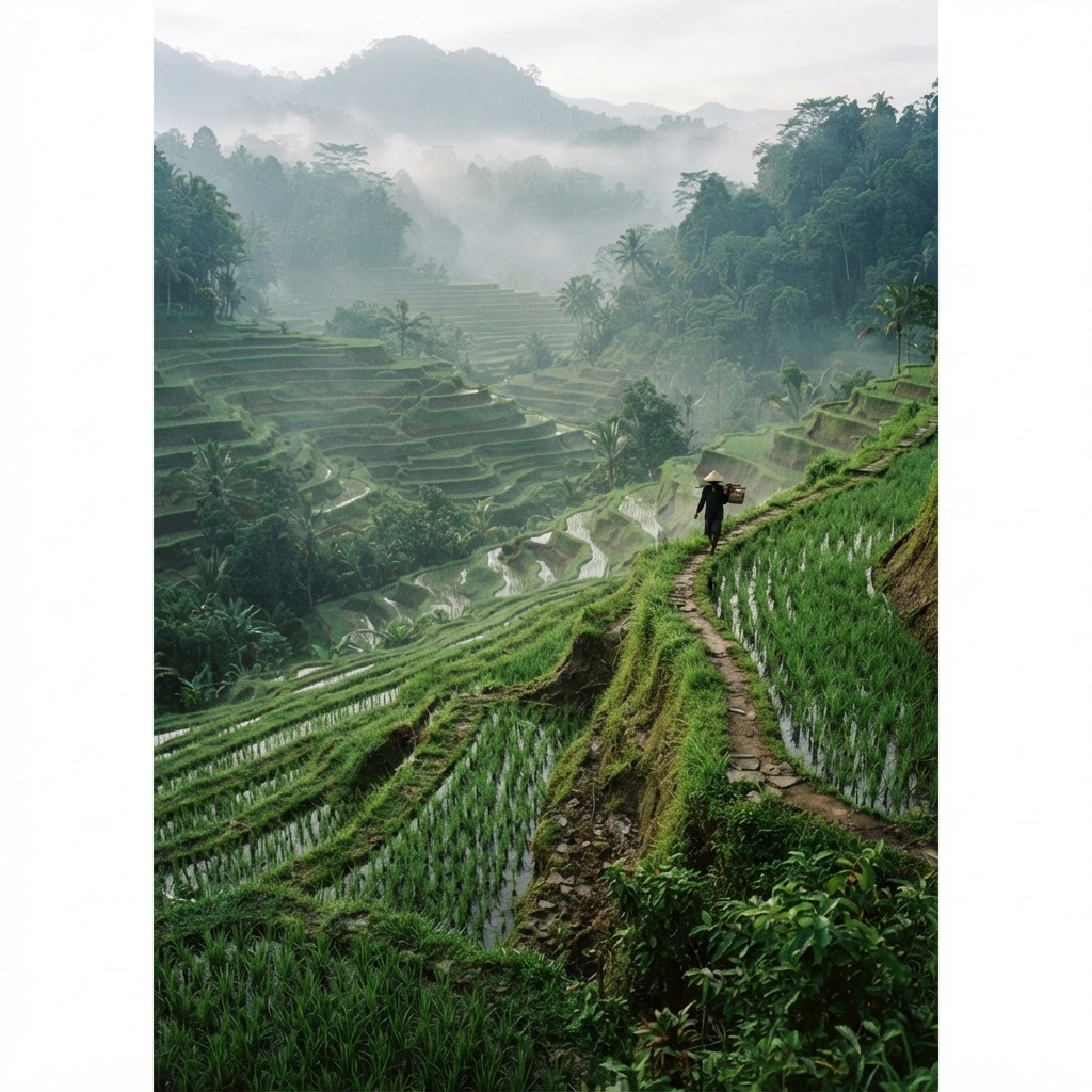 Tegallalang, Bali — Steps into the Mist